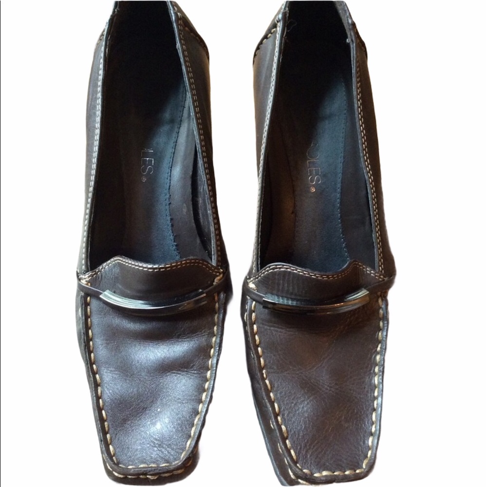 ❌FINAL❌ Vintage Brown Leather Aerosols Shoes - Picture 1 of 8